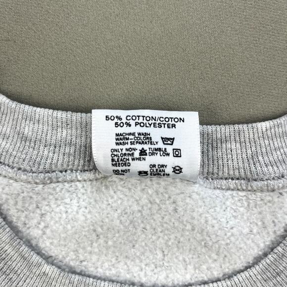 Vintage Notre Dame Fighting Irish Sweatshirt Adult Medium Gray University 90s - Picture 6 of 11